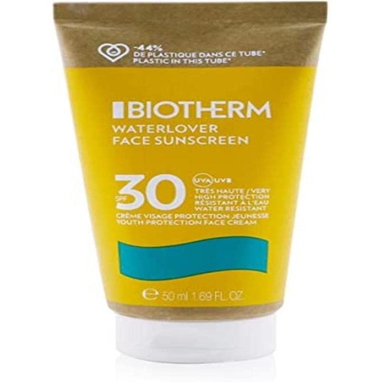Waterlover Face Солнцезащитный крем для защиты молодости Spf30 50 мл, Biotherm