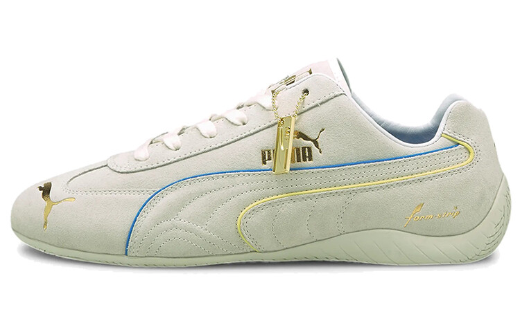 

Кроссовки Speedcat для бега мужские с низким верхом белые/желтые/синие Puma