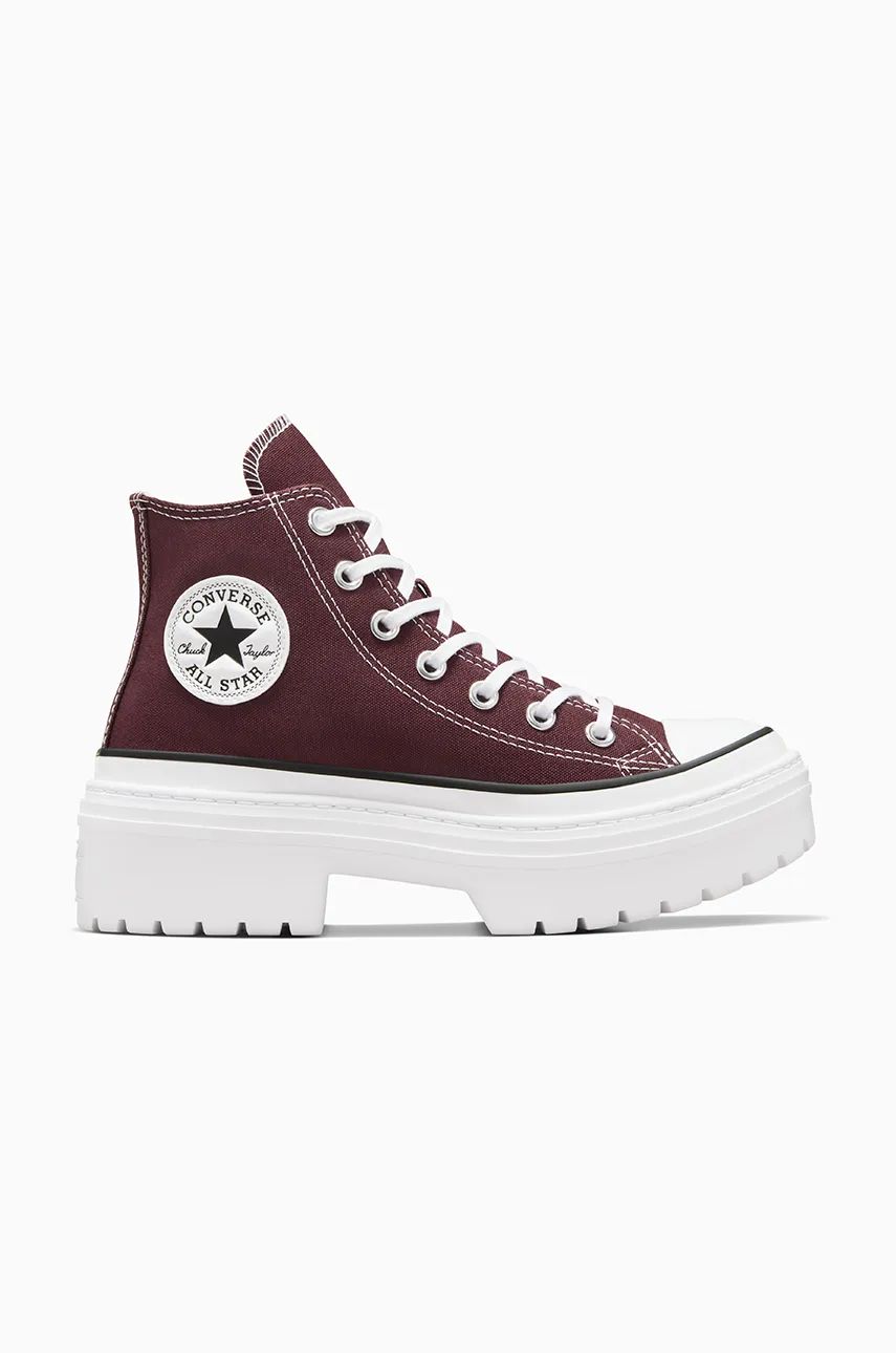 

Кроссовки Converse Chuck Taylor All Star на каблуке с проушинами, гранатовый