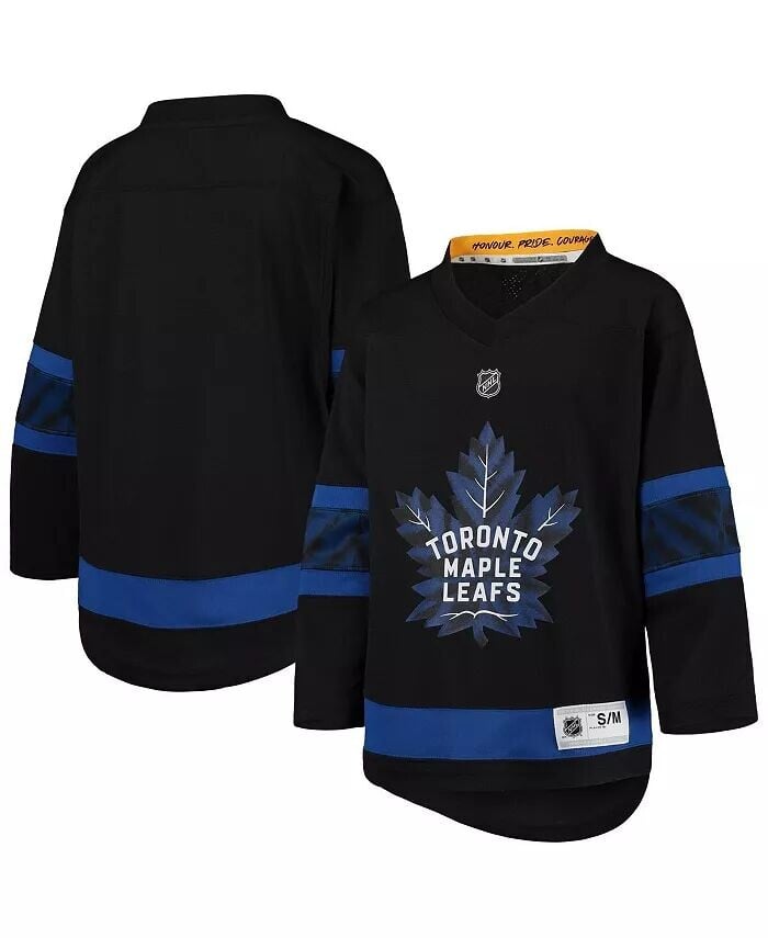 

Черная футболка Big Boys Toronto Maple Leafs, альтернативная реплика команды Outerstuff, черный