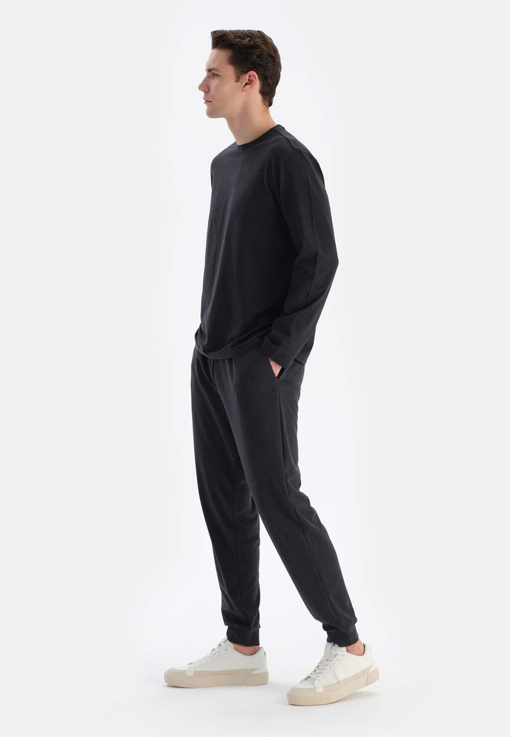 

Верх пижамы LONG SLEEVE CREW NECK REGULAR DAGI, серый