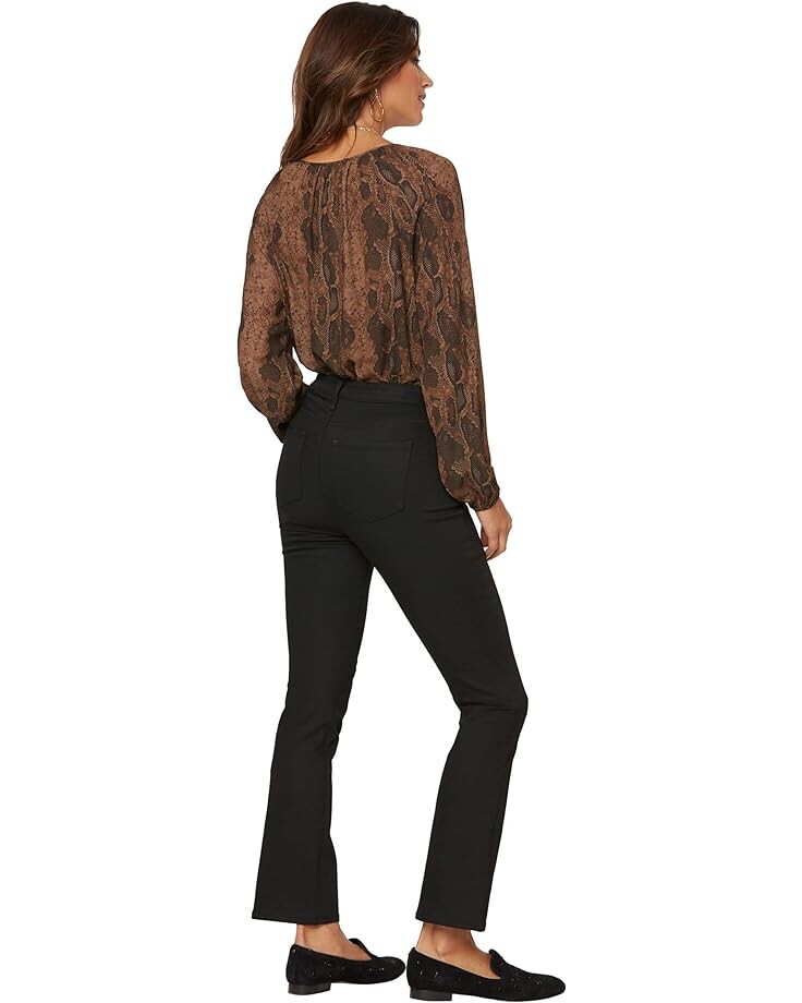 

Джинсы NYDJ Slim Bootcut Ankle Jeans in Black Rinse, цвет Black Rinse