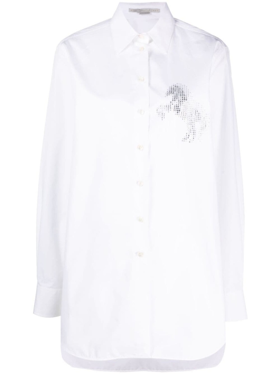 

Рубашка с кристаллами Stella McCartney, белый