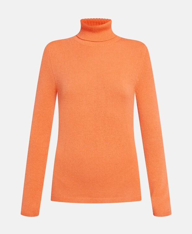 

Кашемировый джемпер с высоким воротником Absolut Cashmere, персик