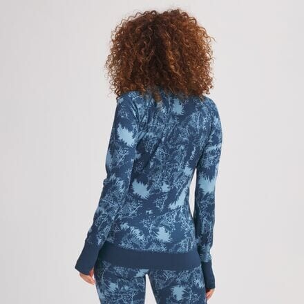 

Базовый слой средней плотности с принтом «Spruces Merino» — женский Backcountry, цвет Riptide Print