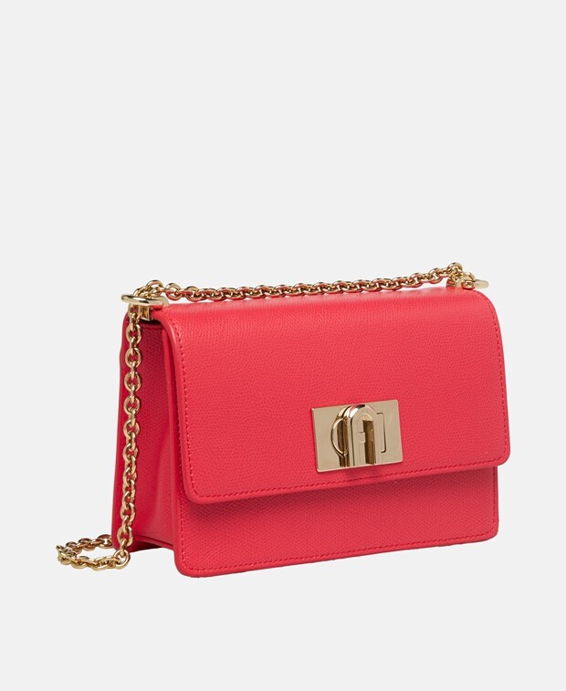 

Кожаная сумка-мессенджер Furla, красный