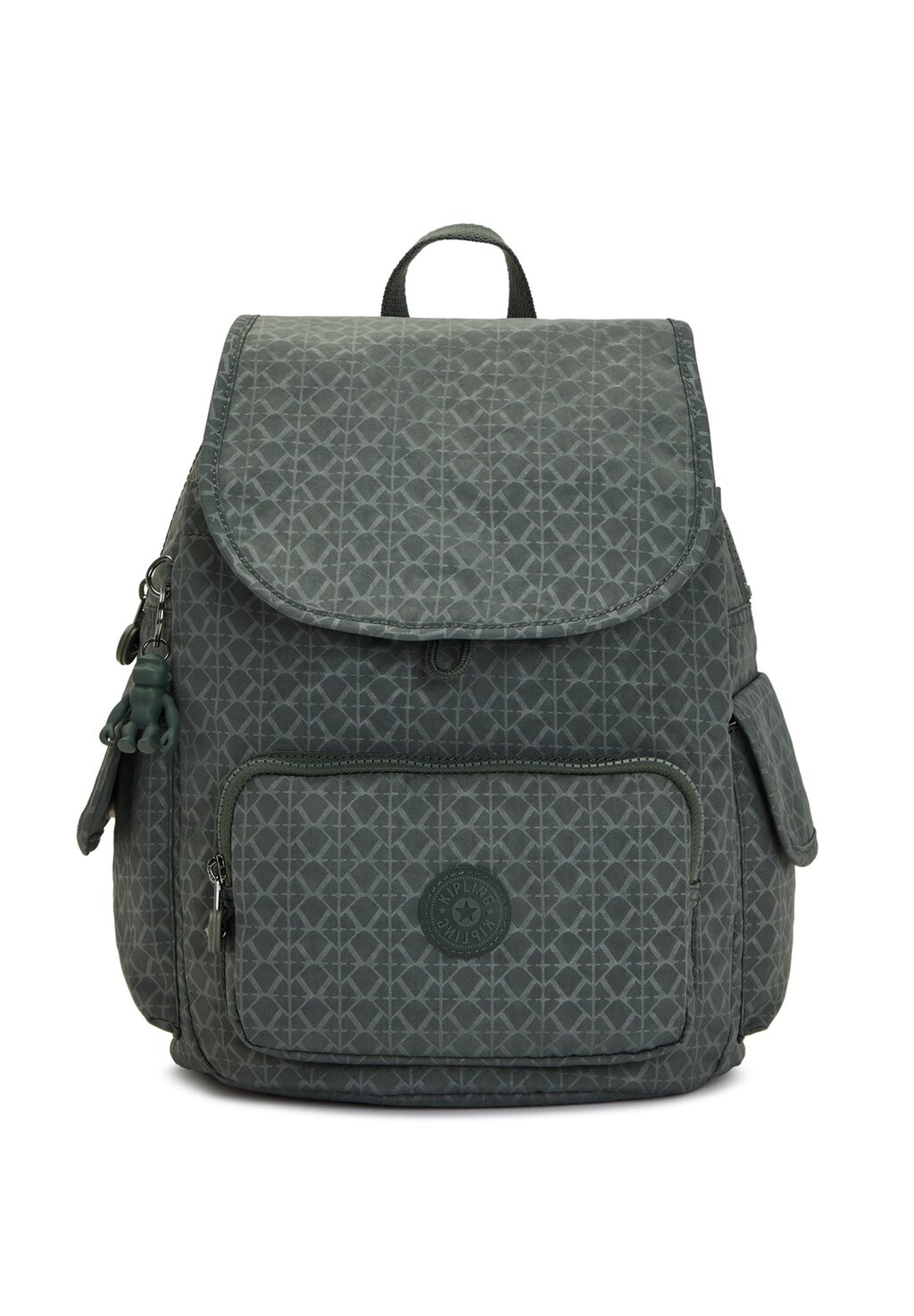 

Рюкзак City Pack S Kipling, цвет sign green embosse