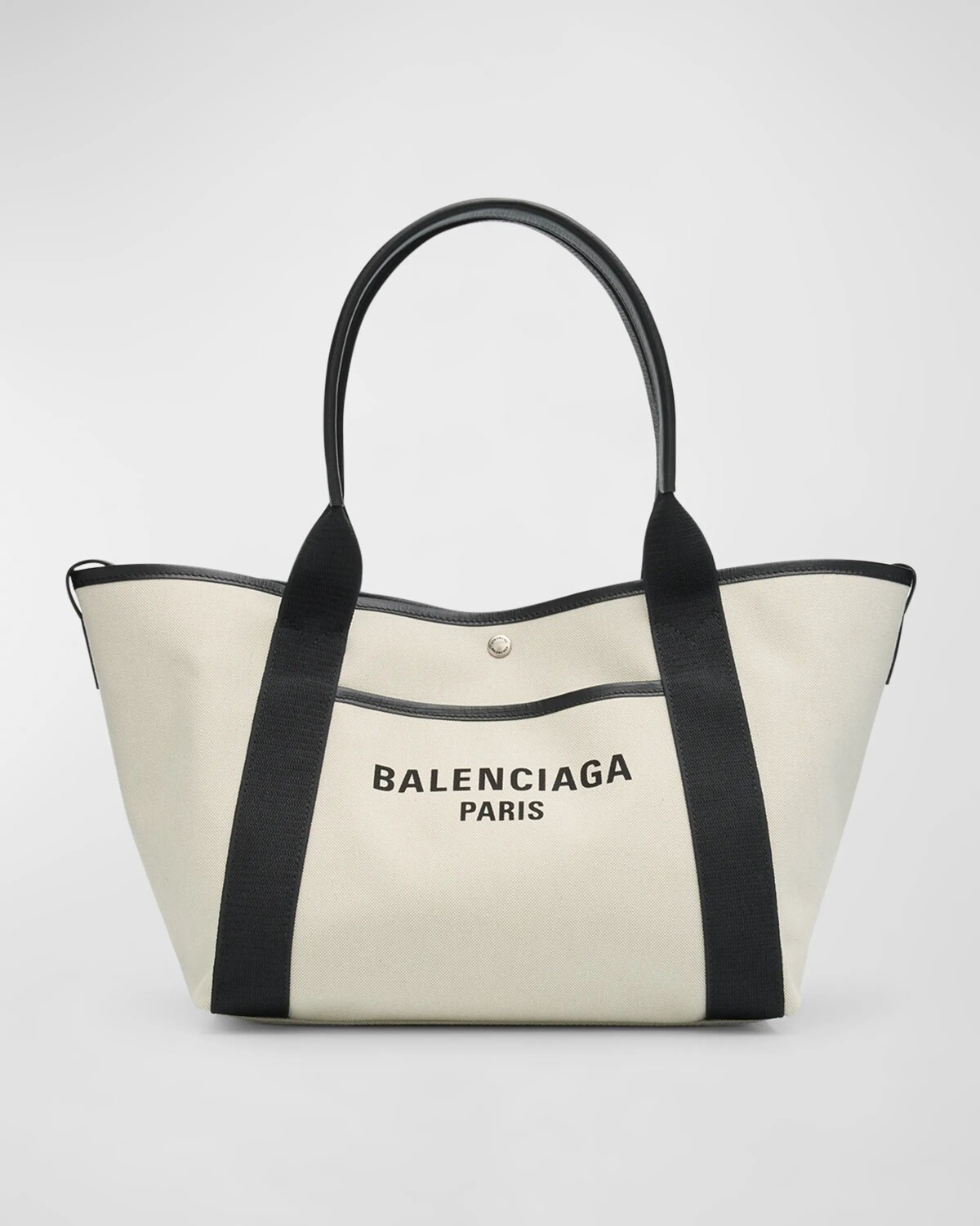 

Большая сумка-тоут Biarritz среднего размера Balenciaga, цвет Natural/Black