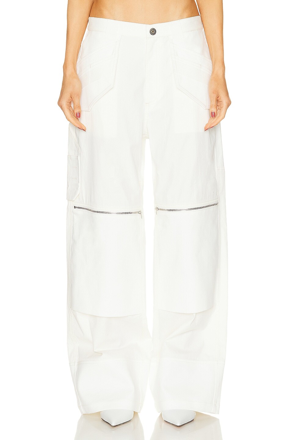 

Брюки Dion Lee Workwear, слоновая кость, Бежевый