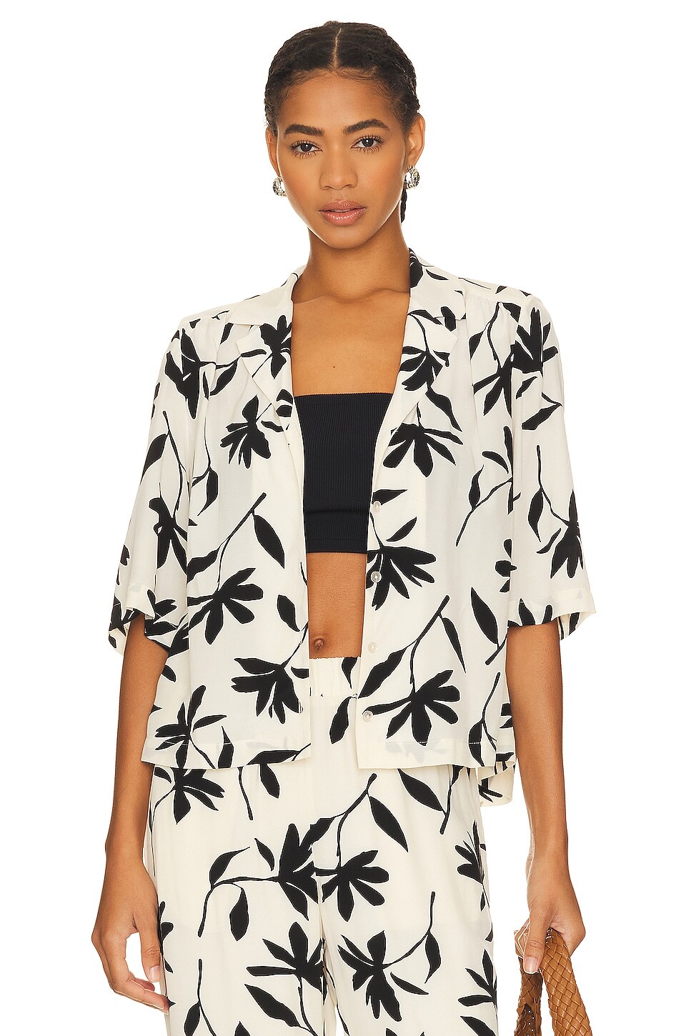 

Рубашка ANINE BING Row, цвет Ivory Daisy Print