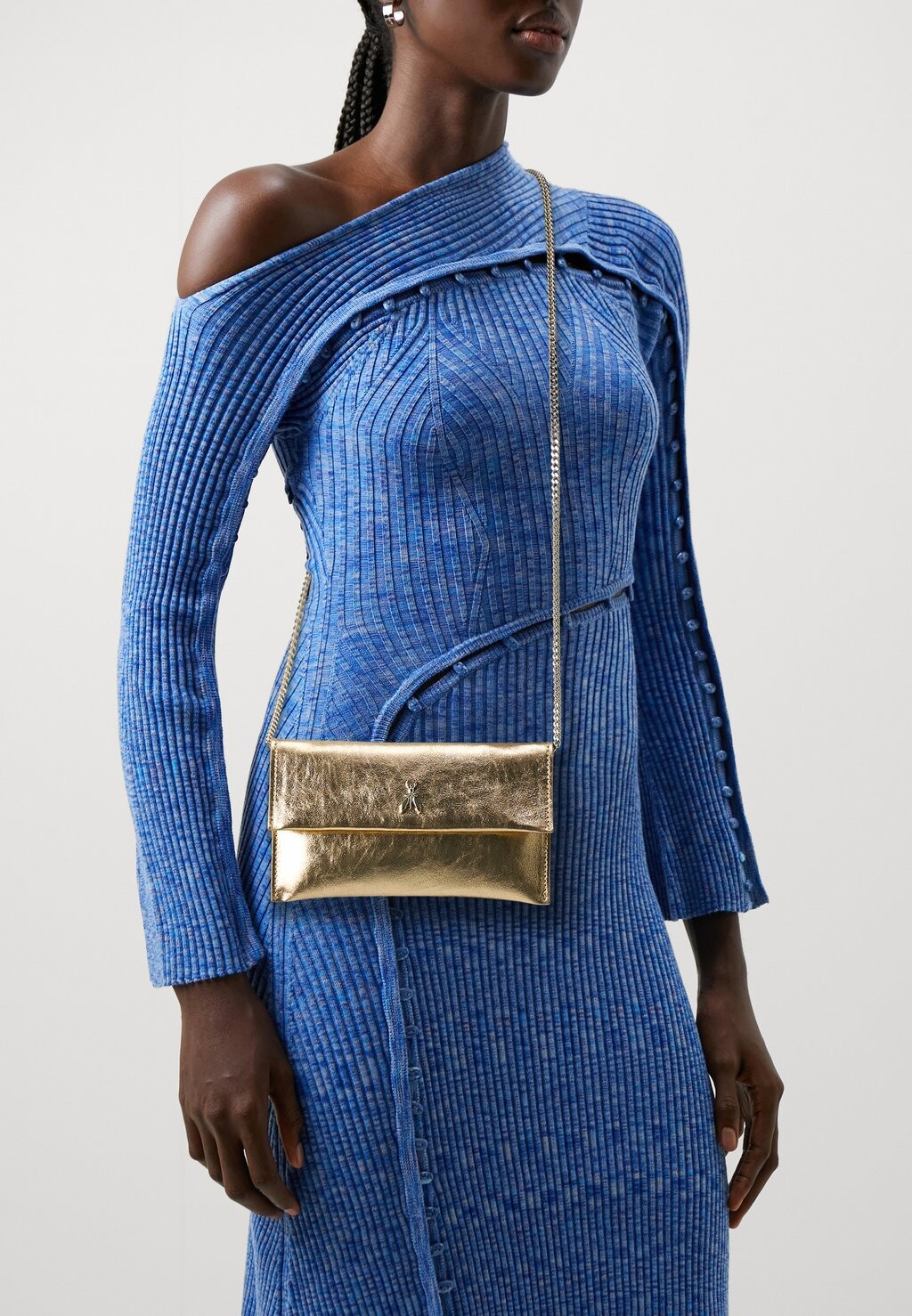 

Клатч Borsa Bag Patrizia Pepe, цвет solar gold-coloured