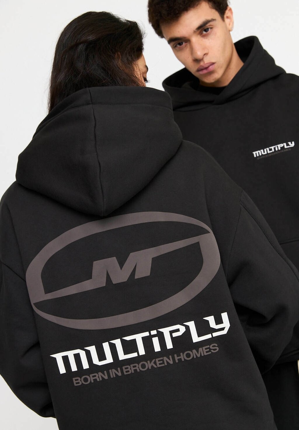 

Толстовка с капюшоном BROKEN IDENTITY Multiply Apparel, антрацит