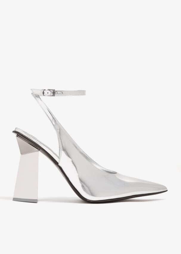 

Туфли Valentino Garavani One Stud Hyper, серебряный
