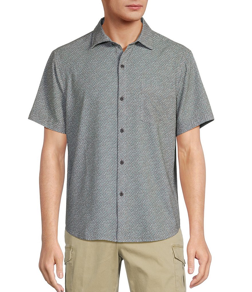 Tommy Bahama Рубашка с короткими рукавами Bahama Coast Paquito Geo, черный
