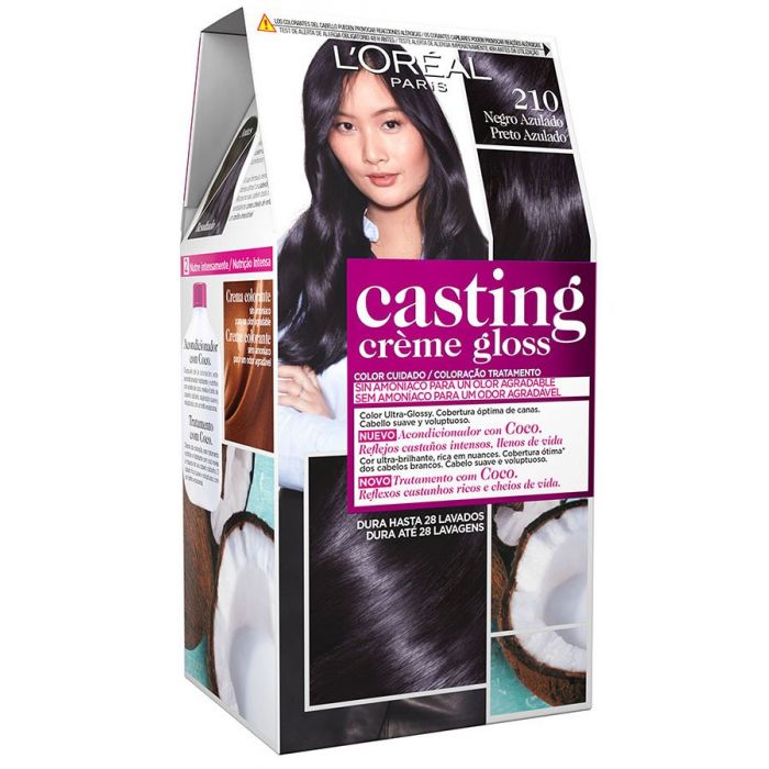 Краска для волос Casting Creme Gloss Tintes L'Oréal París, 210 Negro Azulado цена и фото