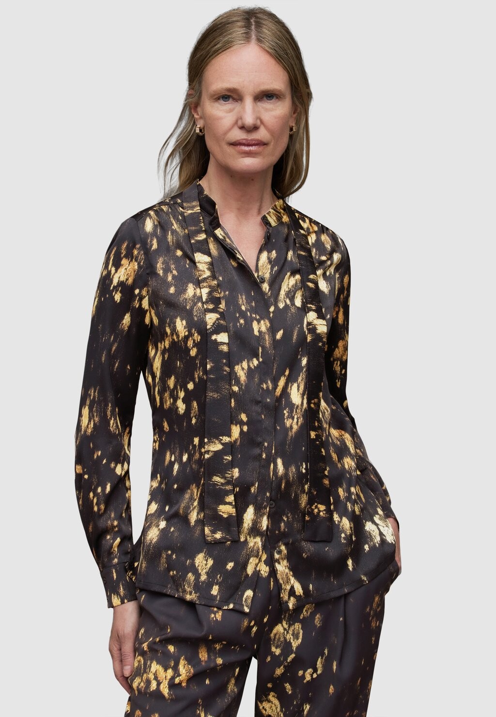 

Рубашка AllSaints ТОНИ РОННИ, черный