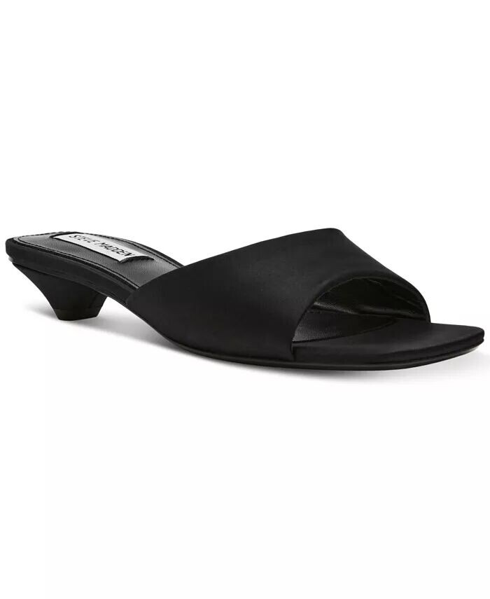 

Женские босоножки Joanie Slide на маленьком каблуке Steve Madden, черный