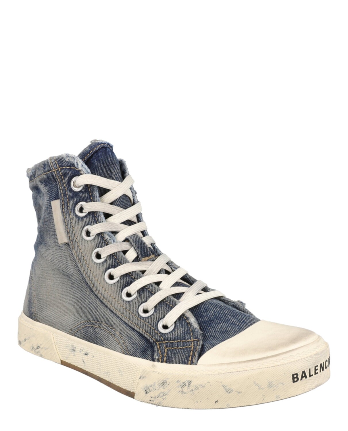 Высокие кеды Paris Denim Balenciaga, синий