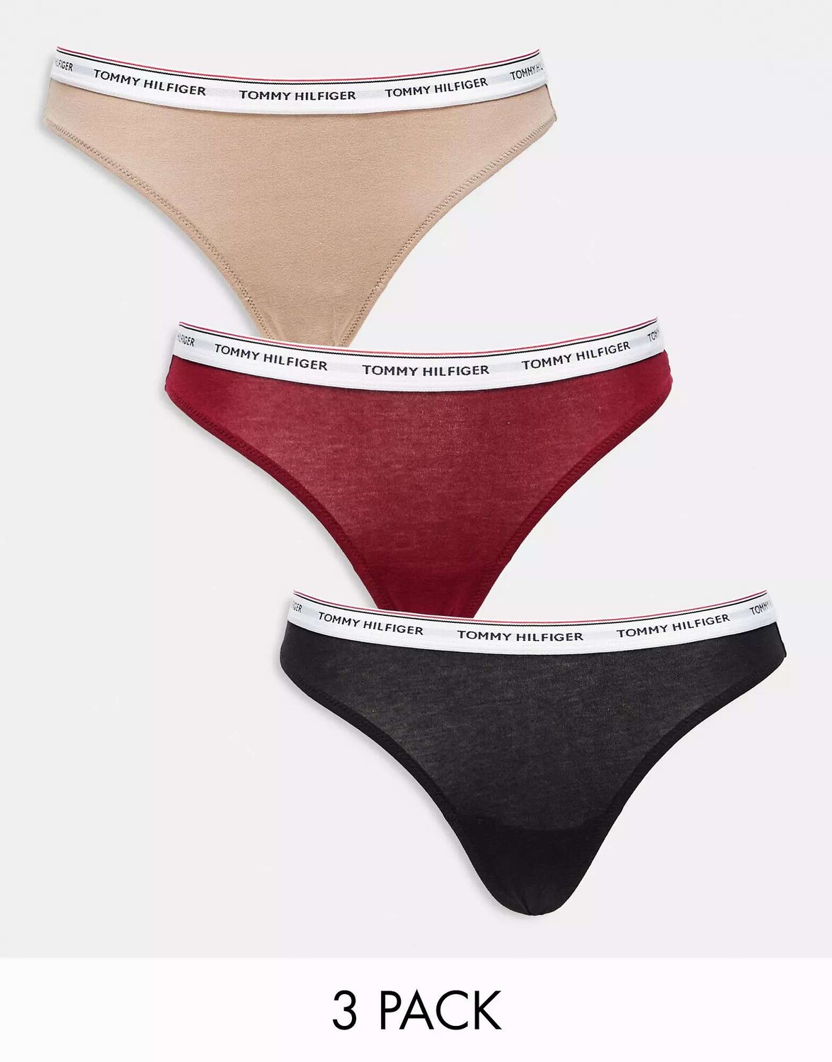 

Комплект разноцветных трусиков-стрингов Tommy Hilfiger Premium Essentials с поясом с логотипом