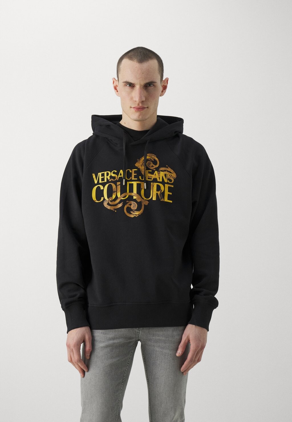 

Толстовка LOGO BAROQUE Versace Jeans Couture, черный