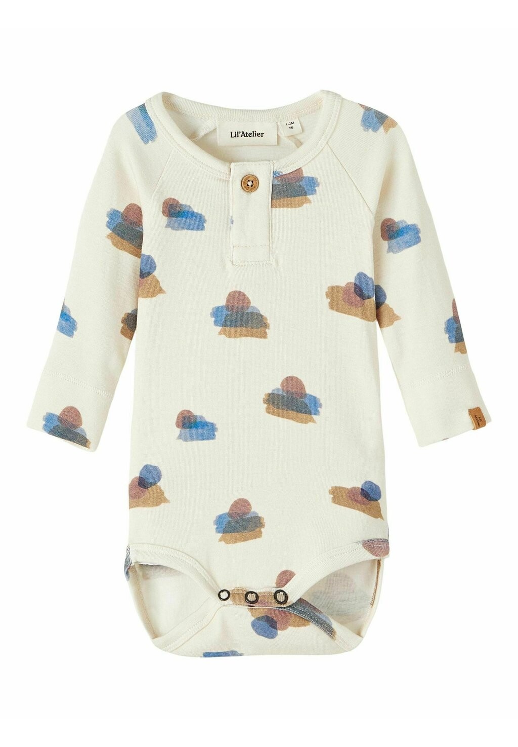 

Боди STRAMPLER PRINT Lil' Atelier, цвет turtledove