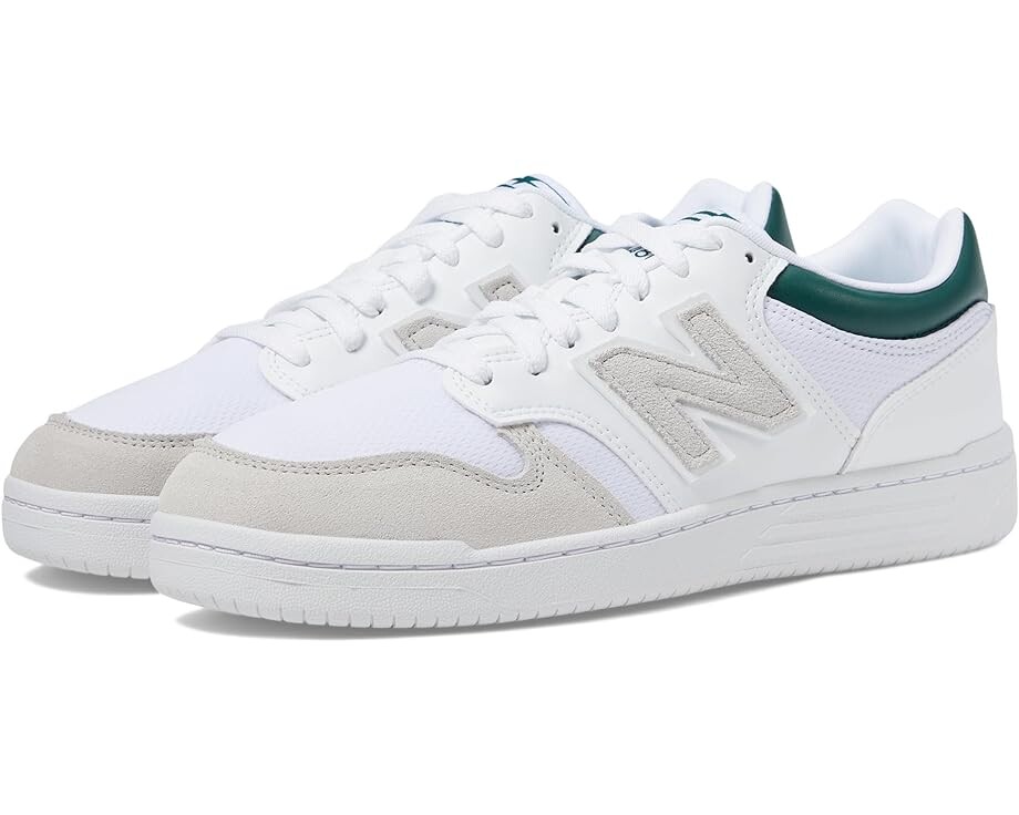 

Кроссовки New Balance Classics BB480L v1, цвет White/Nightwatch Green