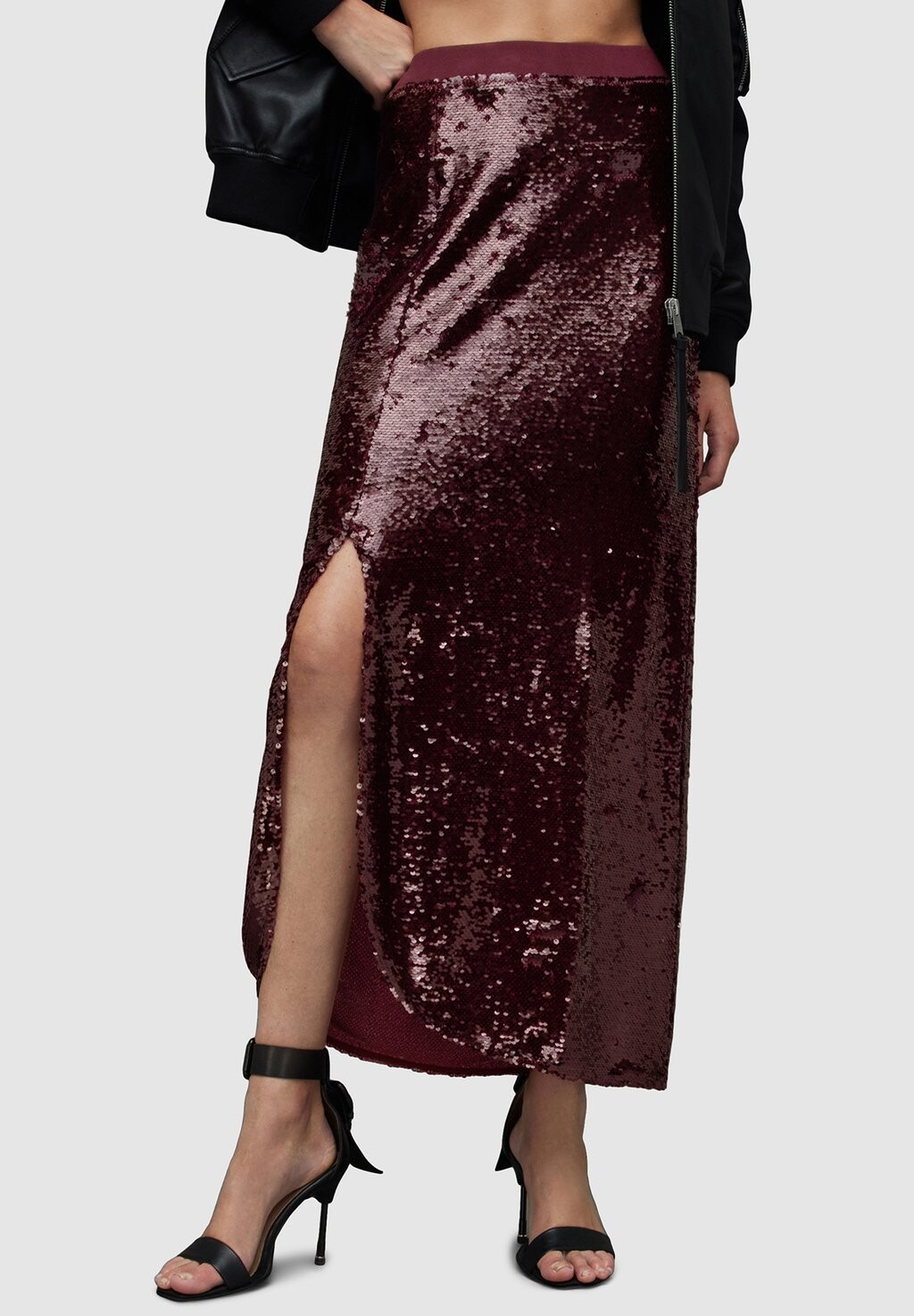 

Юбка AllSaints OPAL SPARKLE, красный