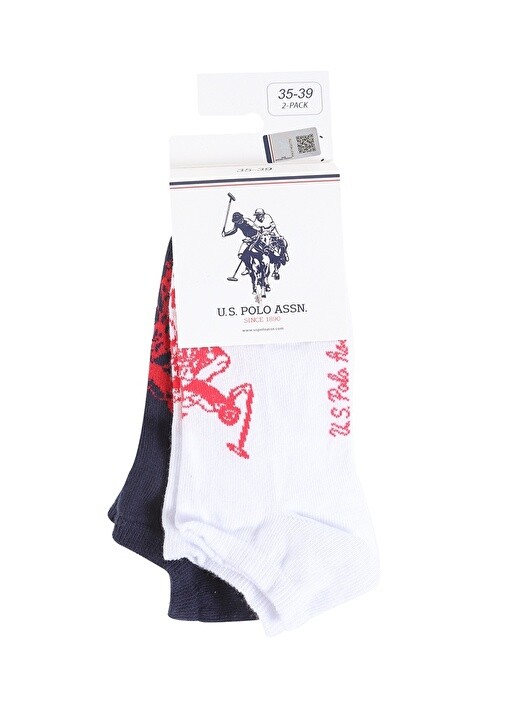 

Белые женские носки, 2 пары U.S. Polo Assn.