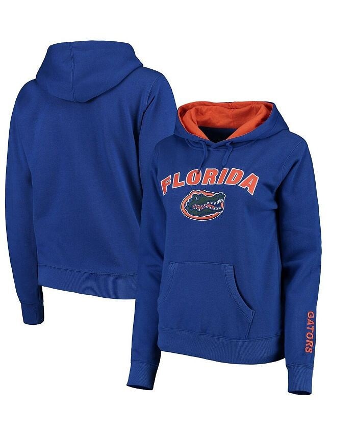 

Женский пуловер с капюшоном Royal Florida Gators Arch и Logo 1 Colosseum, синий