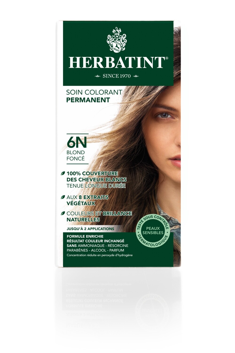

Краска для волос Herbatint 6N Blond Fonce