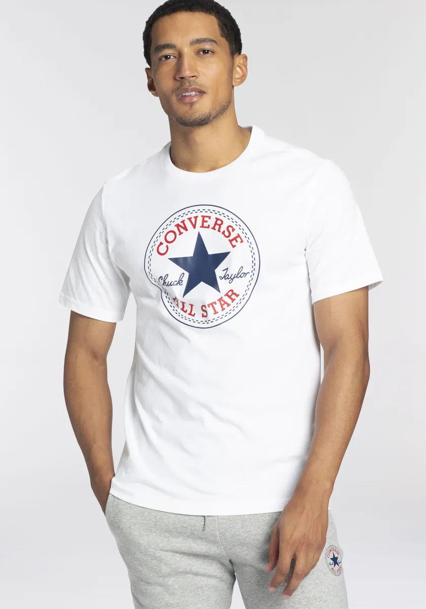 

Футболка Converse "CONVERSE GO-TO CHUCK TAYLOR CLASSIC PATCH TEE", унисекс, белый