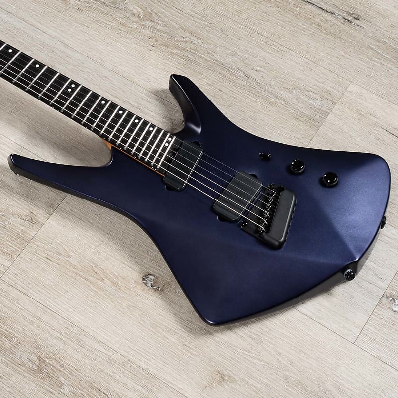 

Электрогитара Ernie Ball Music Man Kaizen 6 Multi-Scale Guitar, Ebony Fretboard, Indigo Blue