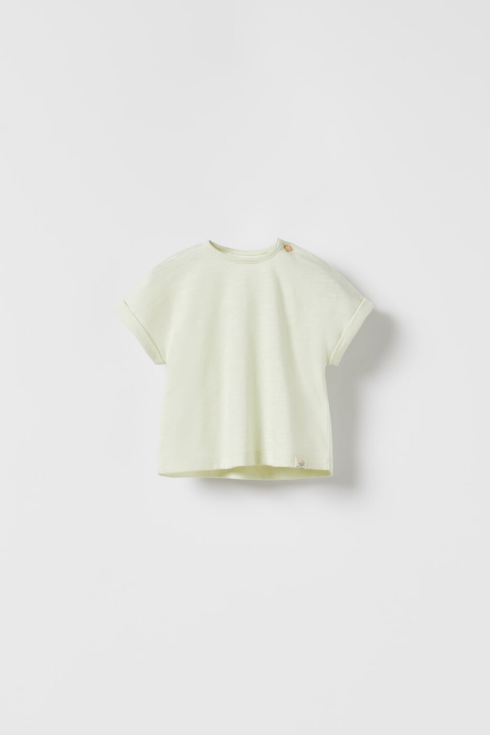 

Базовая футболка ZARA, светло-зеленый