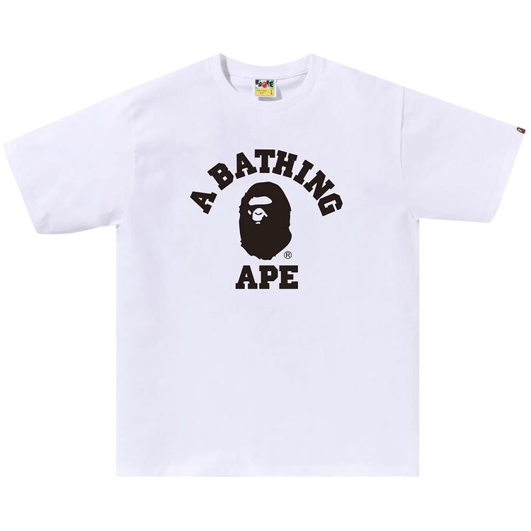 

Футболка BAPE Bicolor College 'White', белый
