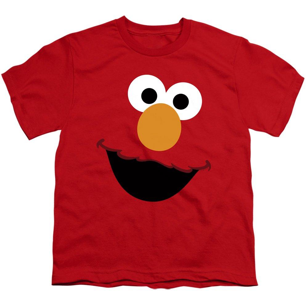 Детская футболка Elmo Face Sesame Street, красный