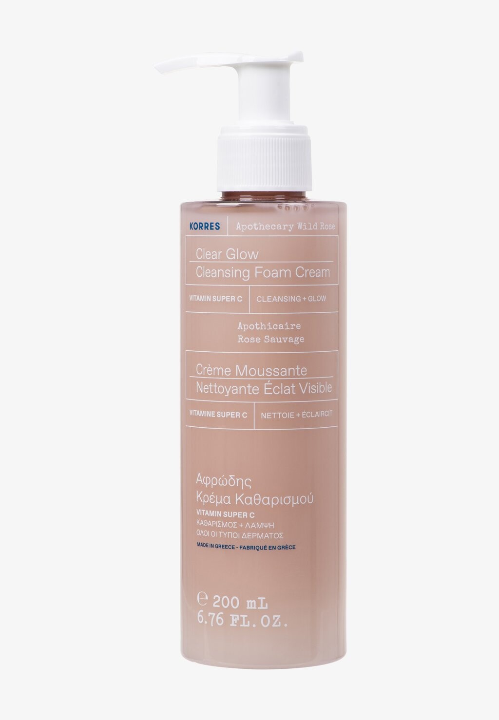 

Моющее средство Apthecary Wild Rose Cleansing Foam Cream KORRES