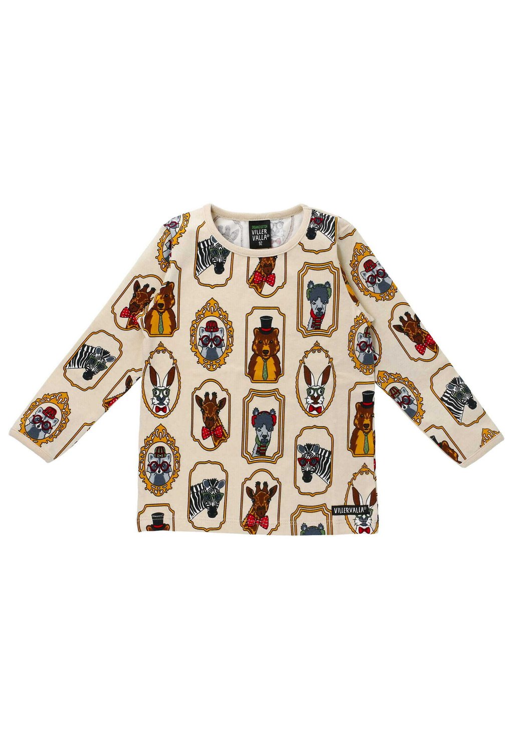 Рубашка с длинным рукавом Villervalla, цвет framed animals oat платье villervalla gerahmte tiere цвет framed animals rosehip