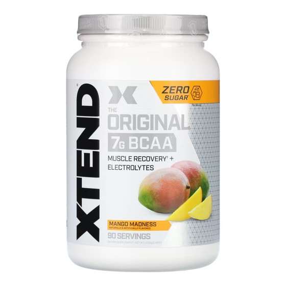 Пищевая добавка Xtend The Original 7G BCAA, манго xtend original scivation 1170 1330 гр 90 порций фруктовый пунш