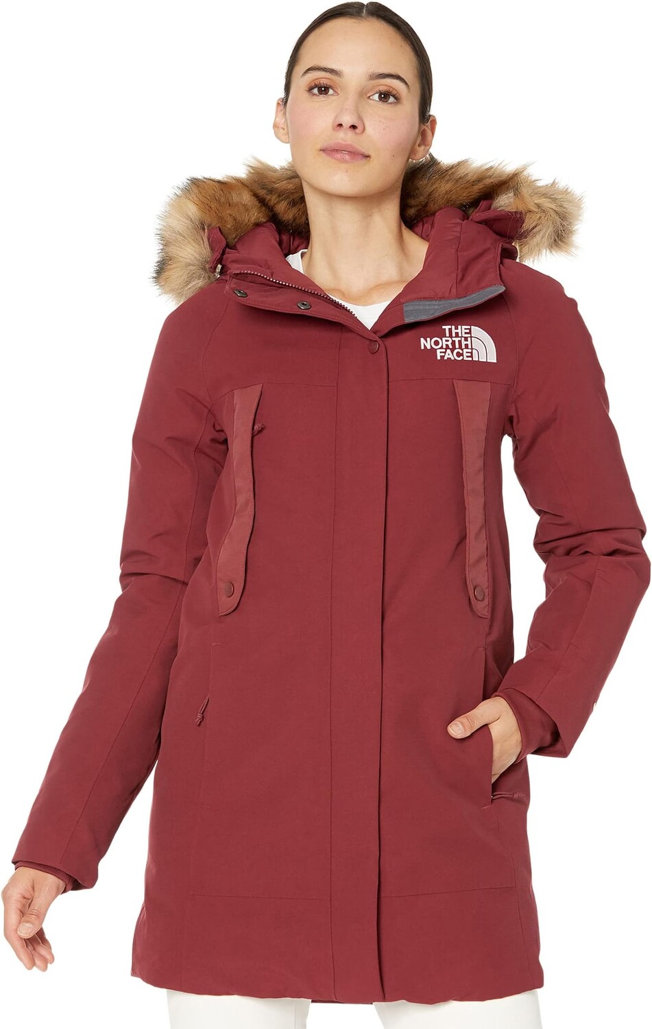 

Парка The North Face New Outerboroughs Parka, цвет Cordovan