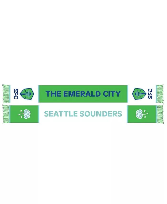 

Мужской и женский шарф Seattle Sounders FC Emerald City Ruffneck Scarves, зеленый