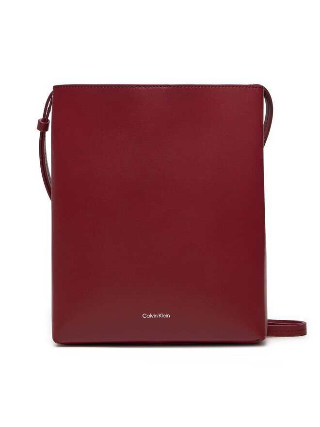 

Наплечная сумка Line Ns Crossbody Lth Bag Calvin Klein, темно-красный