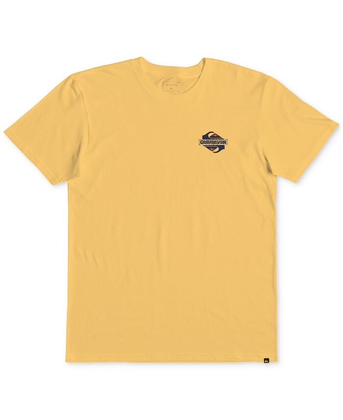 

Хлопковая футболка с рисунком Big Boys Rising Water Quiksilver, желтый