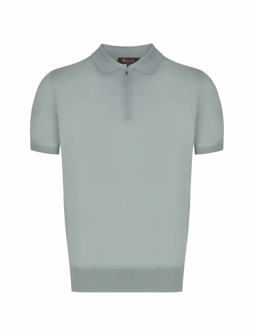 

Шерстяное поло Loro Piana, синий