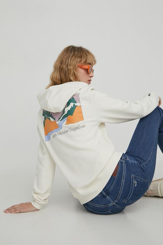 

Хлопковая толстовка Converse, бежевый