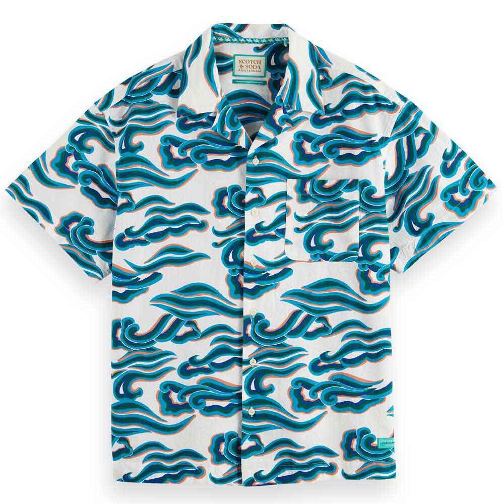 

Рубашка с коротким рукавом Scotch & Soda 175504, синий