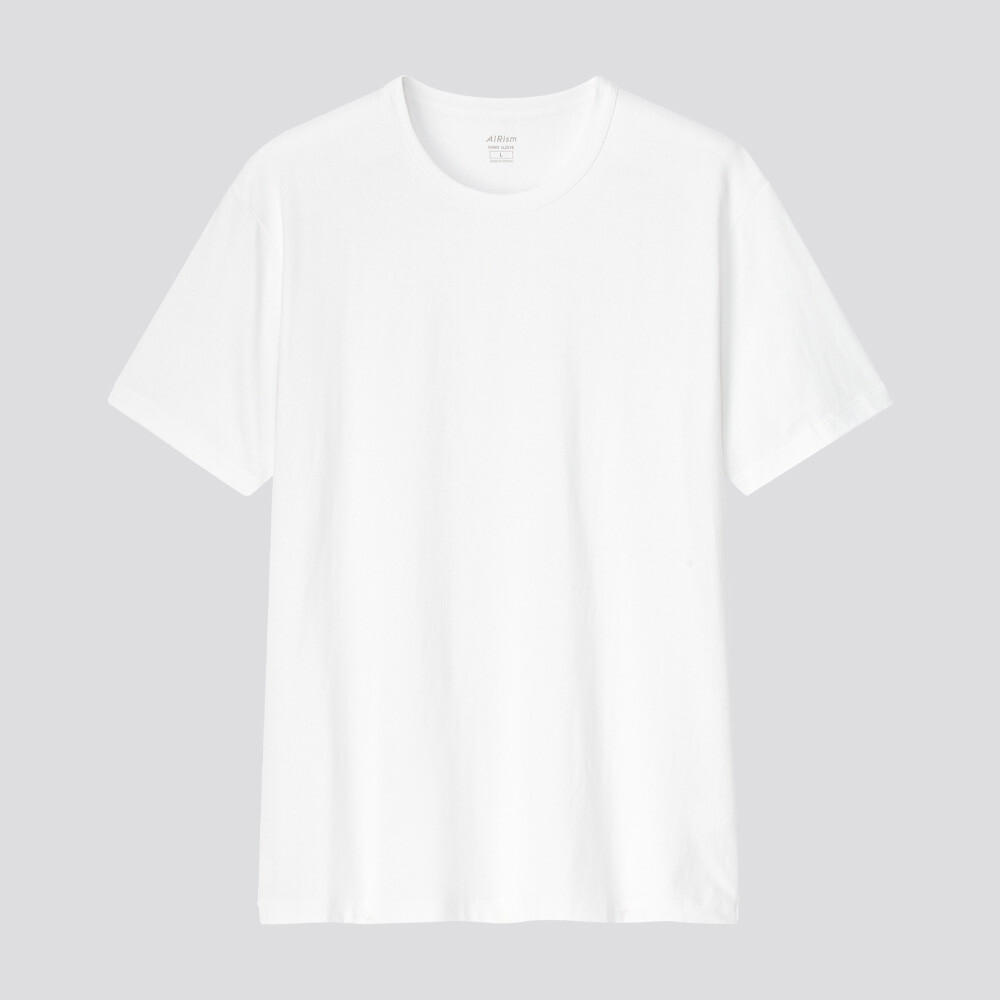 

Мужская футболка Uniqlo AIRism из смесового хлопка, белый