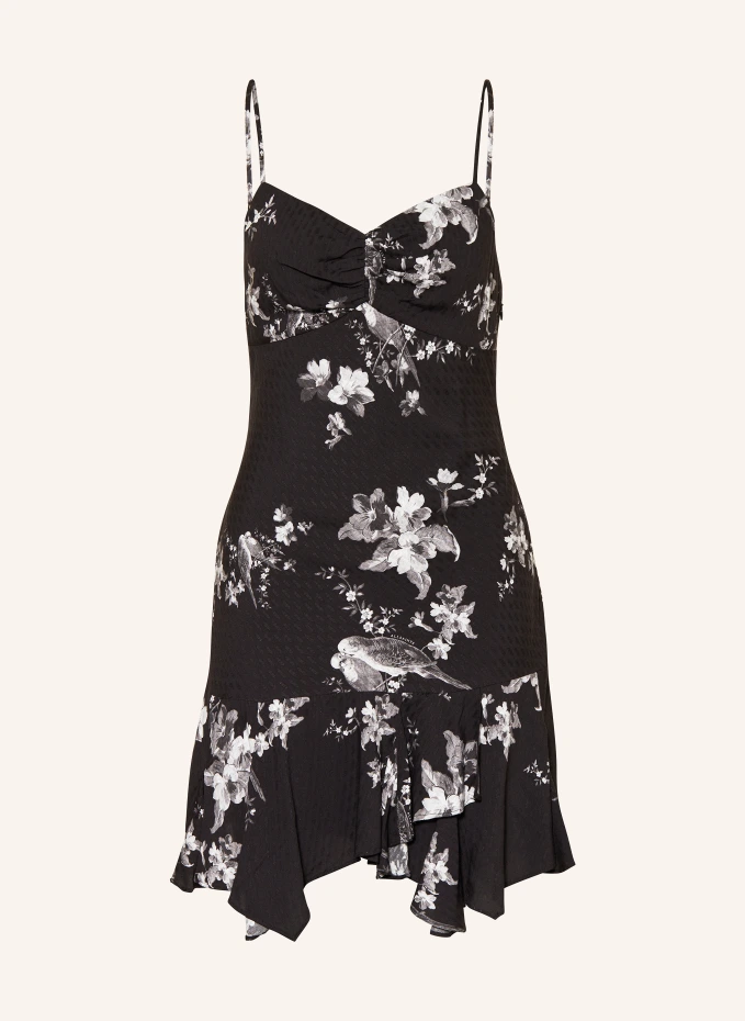 

Erica iona платье с воланами Allsaints, черный