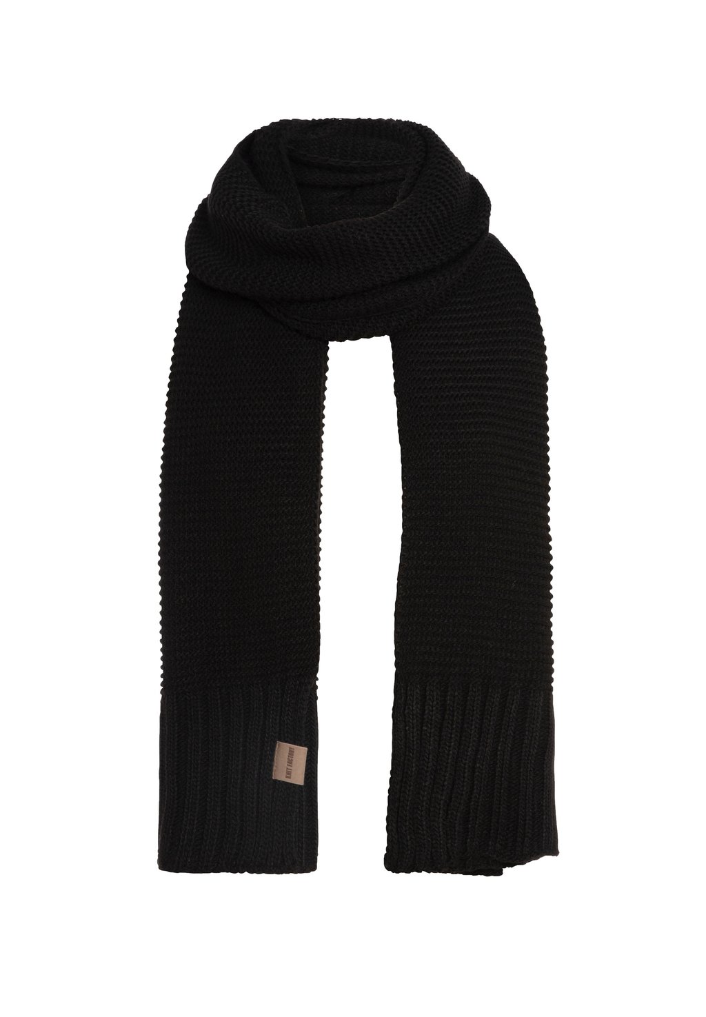 цена Шарф JAMIE Knit Factory, цвет black