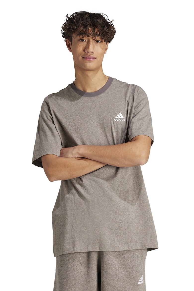

Свободная футболка с овальным вырезом Adidas Sportswear, коричневый