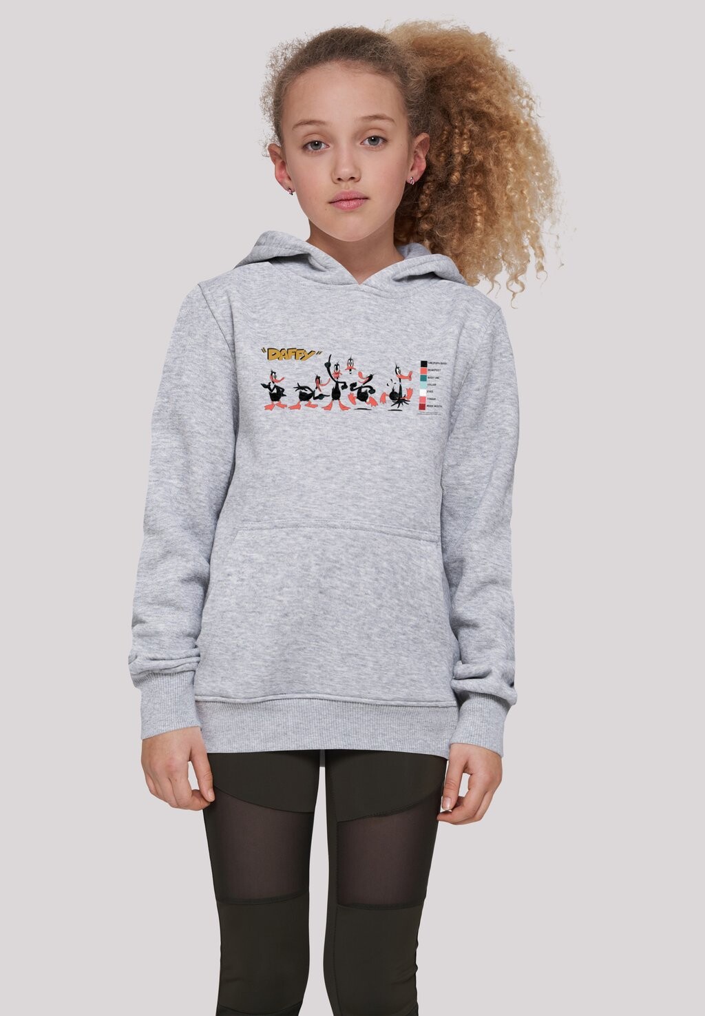 

Толстовка LOONEY TUNES DAFFY DUCK COLOUR CODE F4NT4STIC, цвет heather grey